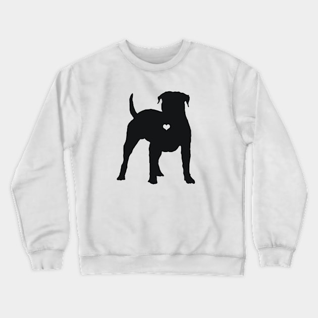 My American Bulldog Heart Belongs To You Crewneck Sweatshirt by lalanny